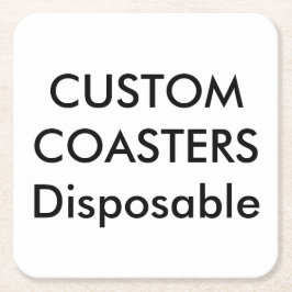 Porta-copo De Papel Quadrado Costume 4" portas copos descartáveis do partido do