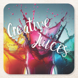 Porta-copo De Papel Quadrado Creative Juices - Designer Coaster