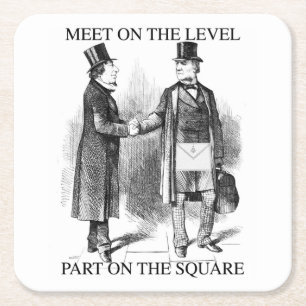 Porta-copo De Papel Quadrado Credo dos pedreiro