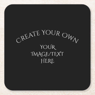 Porta-copo De Papel Quadrado Crie seu