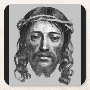 Porta-copo De Papel Quadrado Cristo JESUS