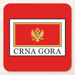 Porta-copo De Papel Quadrado Crna Gora