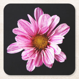 Porta-copo De Papel Quadrado Crysanthemum Flower Litercnm