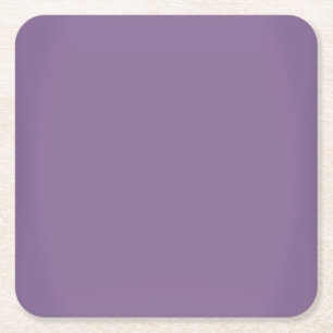 Porta-copo De Papel Quadrado Customizável roxo da lavanda moderna