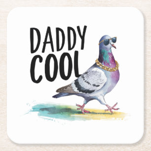 Porta-copo De Papel Quadrado Daddy Cool