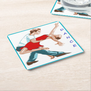 PORTA-COPO DE PAPEL QUADRADO DANÇA