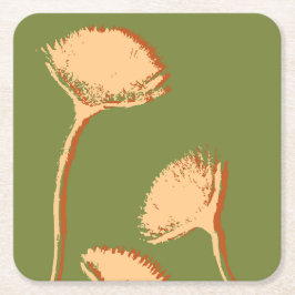 Porta-copo De Papel Quadrado Dandelion Pop