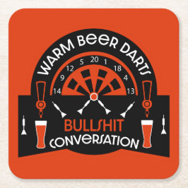 Porta-copo De Papel Quadrado Dardos de Pub Clássicos