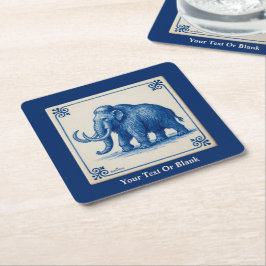 Porta-copo De Papel Quadrado Delft Wooly Mammoth
