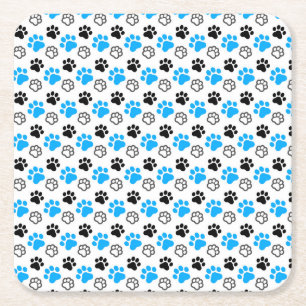 Porta-copo De Papel Quadrado Desenho de Gato