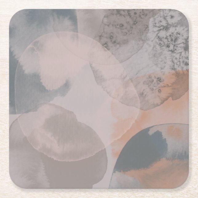 Porta-copo De Papel Quadrado Deserto - Quedas de Água (Frente)