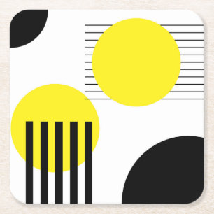 Porta-copo De Papel Quadrado Design abstrato