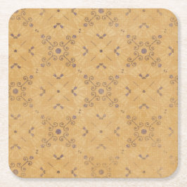 Porta-copo De Papel Quadrado Design de Vintage