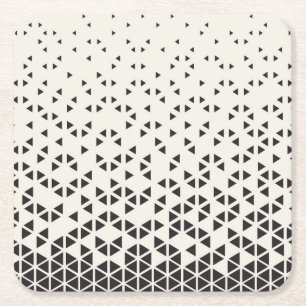 Porta-copo De Papel Quadrado Design geométrico abstrato