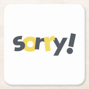 Porta-copo De Papel Quadrado design moderna, divertida, vibrante e divertida de