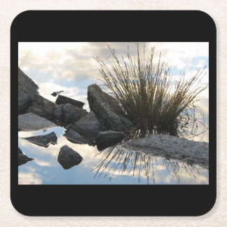 Porta-copo De Papel Quadrado Detalhe do lago em lagos Marie, serras