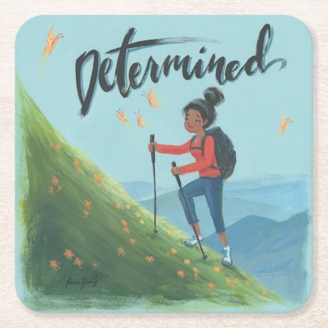 Porta-copo De Papel Quadrado Determinado! (Frente)