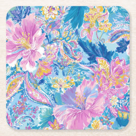 Porta-copo De Papel Quadrado Devina Lily - Anenome Collette Square Coaster