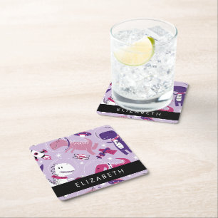 Porta-copo De Papel Quadrado Dinossauros Espaciais, Dinossauros Bonitos, Estrel