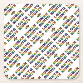 PORTA-COPO DE PAPEL QUADRADO DIREITOS LGBTQ...