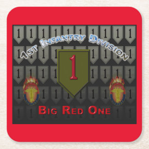 Porta-copo De Papel Quadrado Divisão de Infantaria legal 1rua