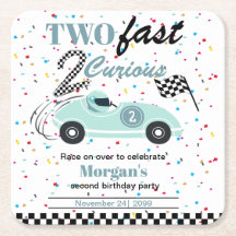 Dois Rápidos 2Curiosos Carro Esportivo Azul Segund