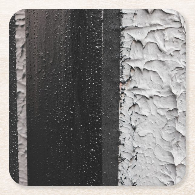 Porta-copo De Papel Quadrado dois tons (Frente)