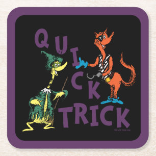 Porta-copo De Papel Quadrado Dr. Seuss   Gráfico do Quick Trick Halloween