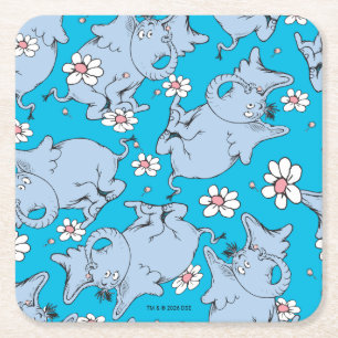 Porta-copo De Papel Quadrado Dr. Seuss Horton Ouviu um Quem