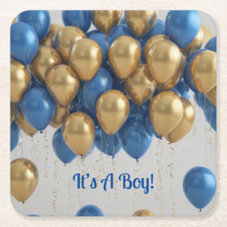 Porta-copo De Papel Quadrado É um Boy Balloons