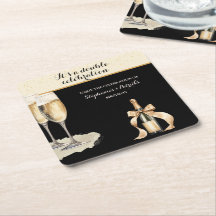É uma Dupla Celebração Champagne Preto Aniversário