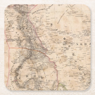 Porta-copo De Papel Quadrado Egipto, Sudão, África 2