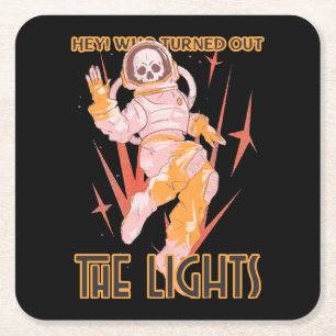 Porta-copo De Papel Quadrado Ei! Quem Descobriu As Luzes