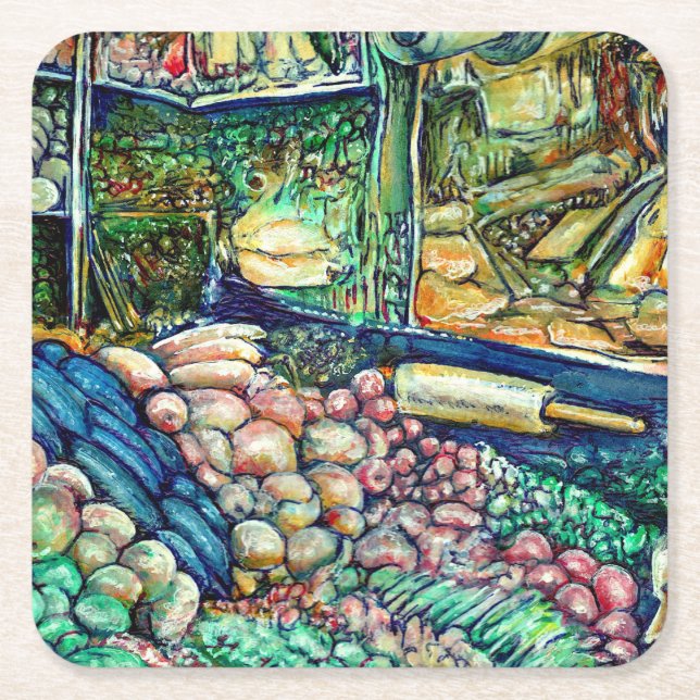 Porta-copo De Papel Quadrado Enceladus (Frente)