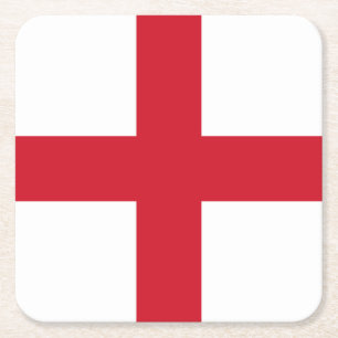 Porta-copo De Papel Quadrado England Flag