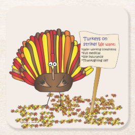 Porta-copo De Papel Quadrado Engraçado, Colorido, Cartoon Turquia