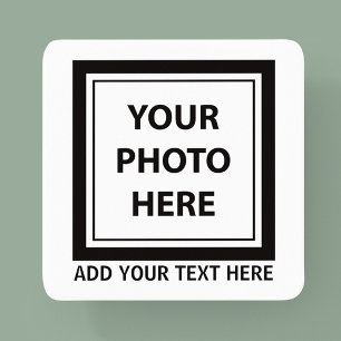 Porta-copo De Papel Quadrado Enviar imagem foto & adicionar texto – Personaliza