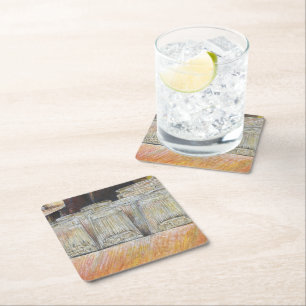 Porta-copo De Papel Quadrado Equivalente Luminoso de Emoções Passivas