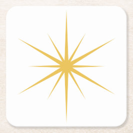 Porta-copo De Papel Quadrado Escolha qualquer Meio século de cor moderno de ini