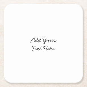 Porta-copo De Papel Quadrado Escrita profissional adicionar texto moderno