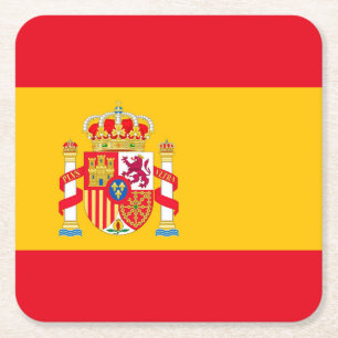Porta-copo De Papel Quadrado Espanha