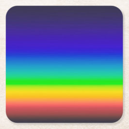 Porta-copo De Papel Quadrado Espectro solar verdadeiro