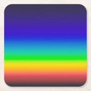 Porta-copo De Papel Quadrado Espectro solar verdadeiro