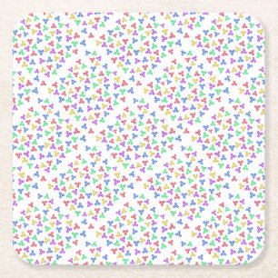 Porta-copo De Papel Quadrado Espinadores do Fidget