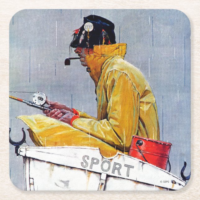 Porta-copo De Papel Quadrado Esporte (Frente)