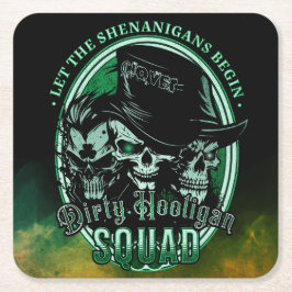 Porta-copo De Papel Quadrado Esquadrão Dirty Hooligan