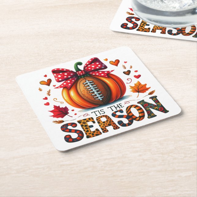 Porta-copo De Papel Quadrado Esta é a estação (Inclinado)