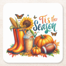 Porta-copo De Papel Quadrado Esta é a estação