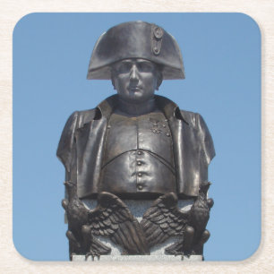 Porta-copo De Papel Quadrado Estátua de Napoleão