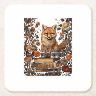Porta-copo De Papel Quadrado Estética Cottagecore Com Livro Fofo Goblincore Mi